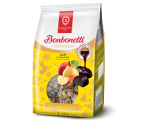 Bomboane de craciun Bonbonetti<br>cu jeleuri cu gust de mere si pere