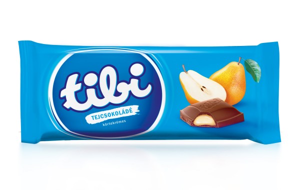 tibi milk chocolate<br>with pear cream