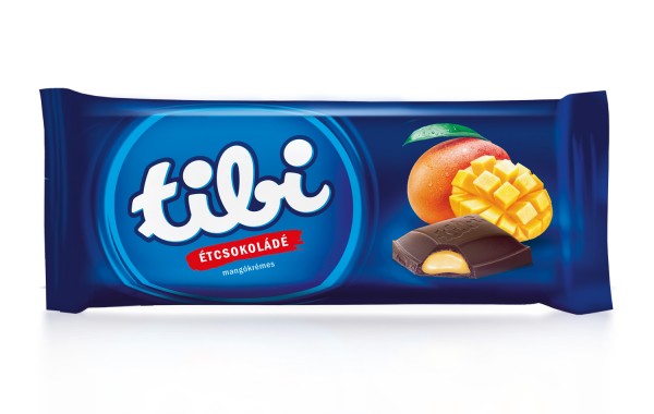 tibi dark chocolate<br>with mango cream